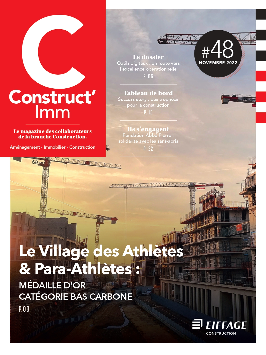 Couverture du magazine Construct'imm #48