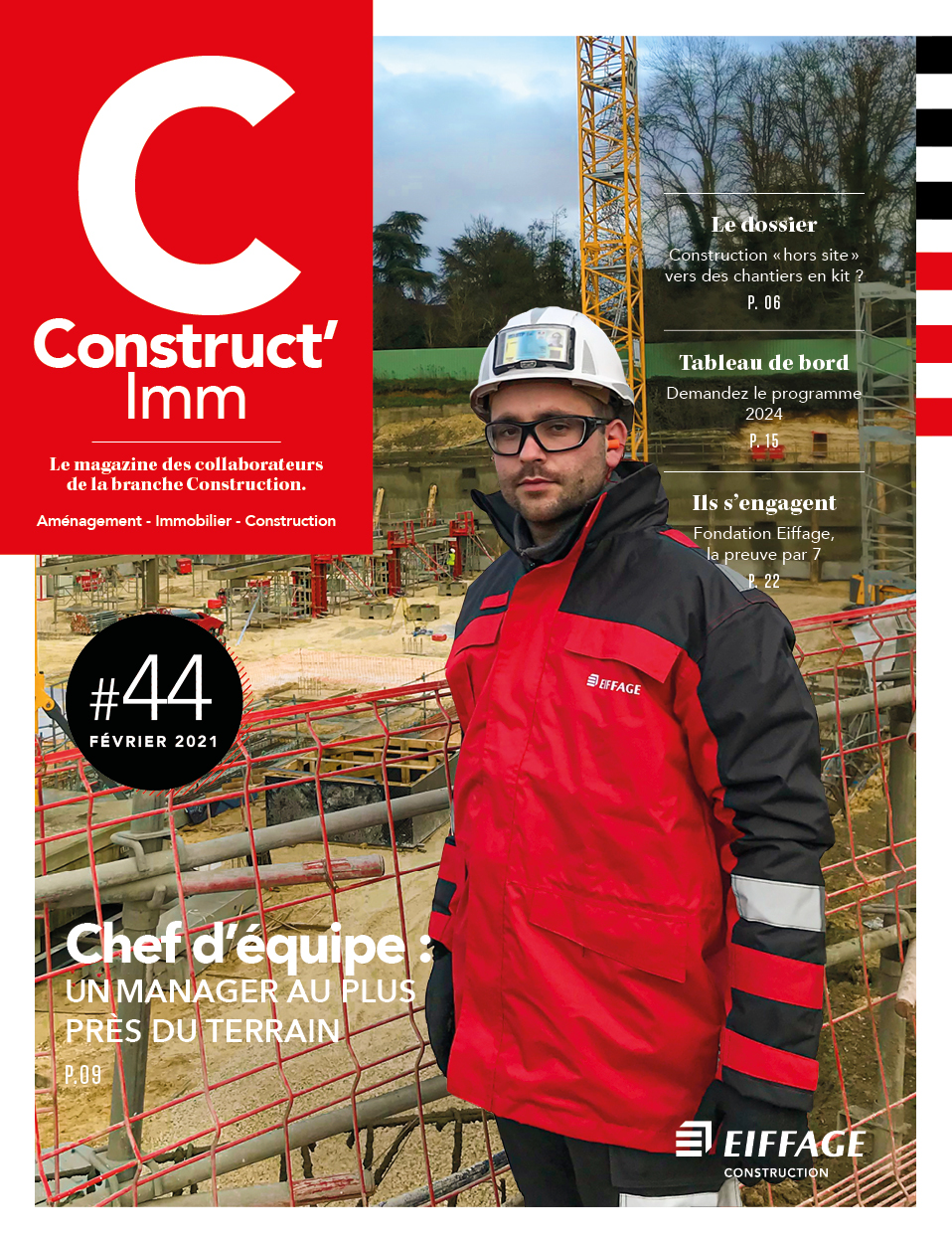 Couverture du magazine Construct'imm #44