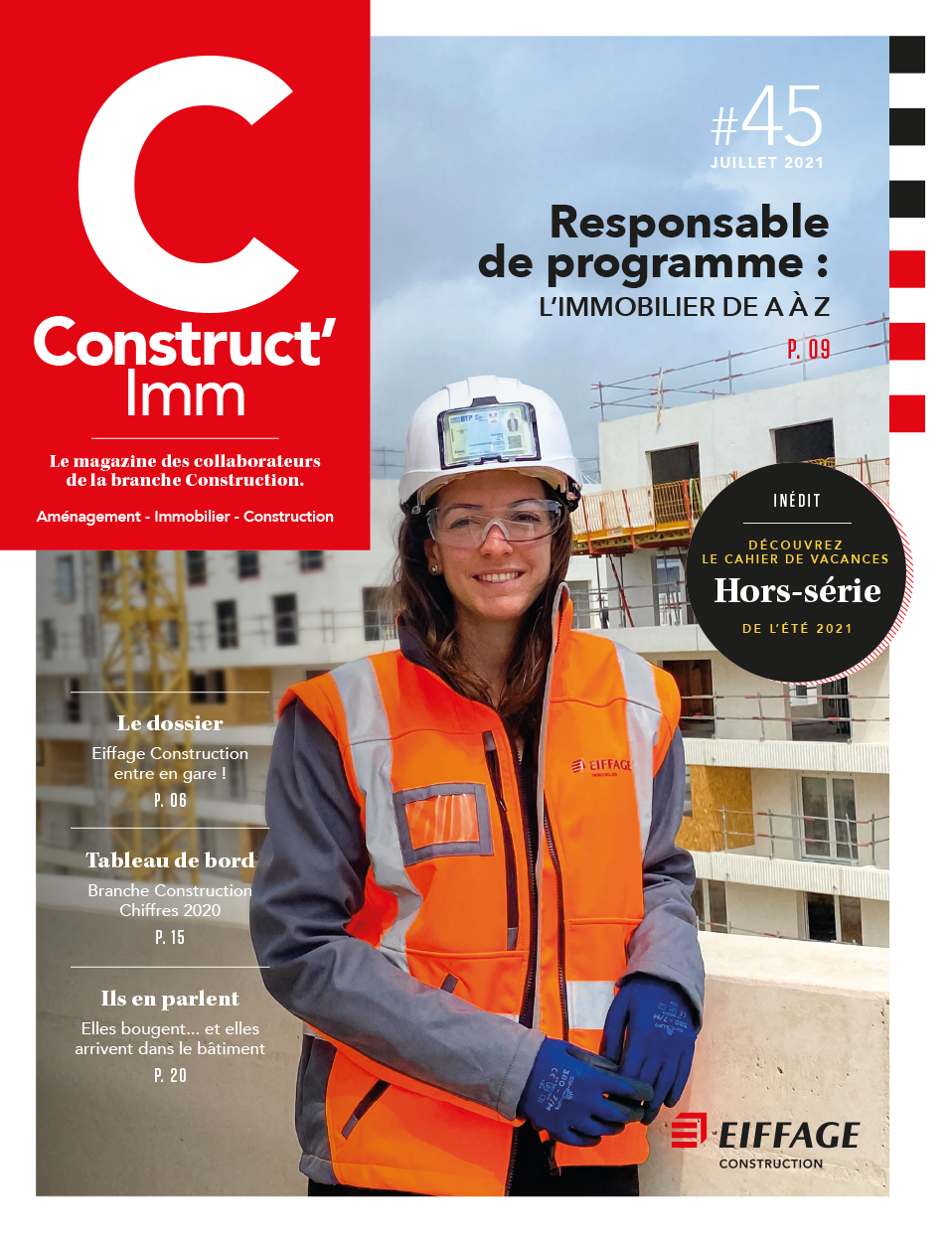 Couverture du magazine Construct'imm #45